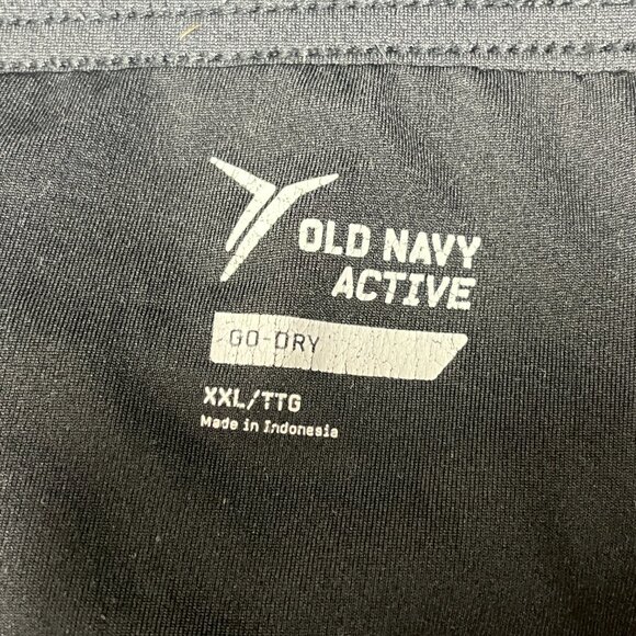 Old Navy Active Men's XXL Lined Running Shorts Gray Black Geometric Small Pocket - Picture 5 of 7